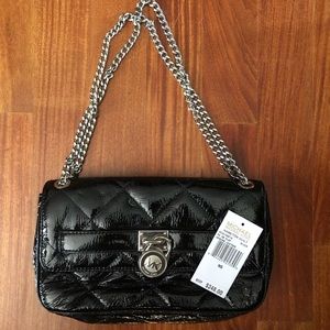 Michael Kors Patent Leather Black Purse